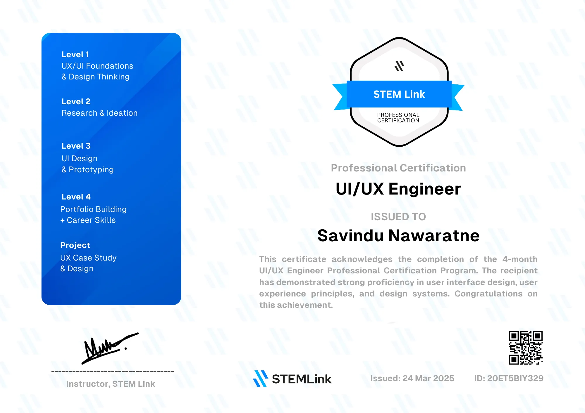 full stack certificate